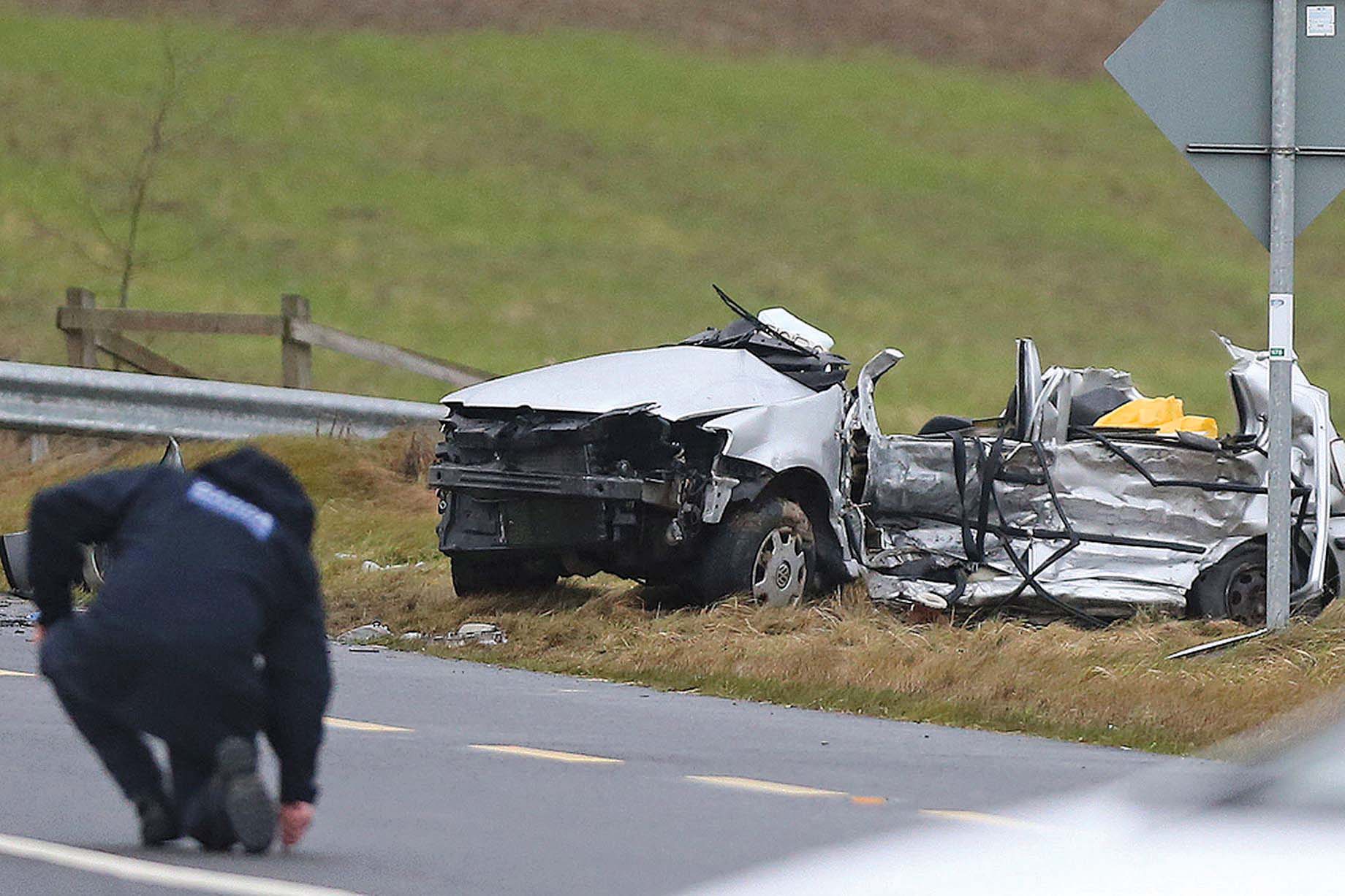 A fatal crash in Athy, south west of Dublin