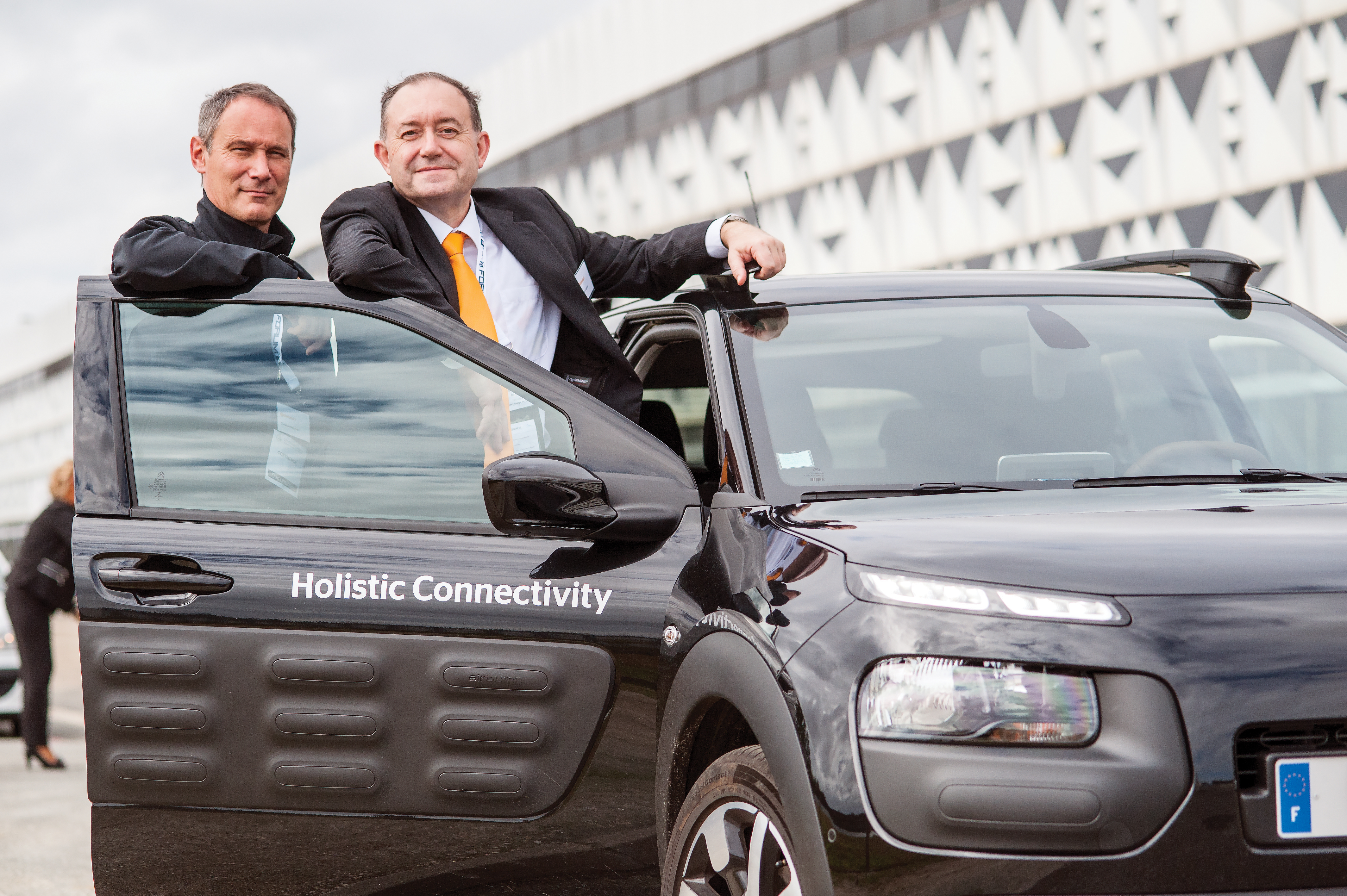Opening doors: Christian Bouchard (left) and Pascal Clochard ITS WC 15 Day 2 p3 Continental connectivity