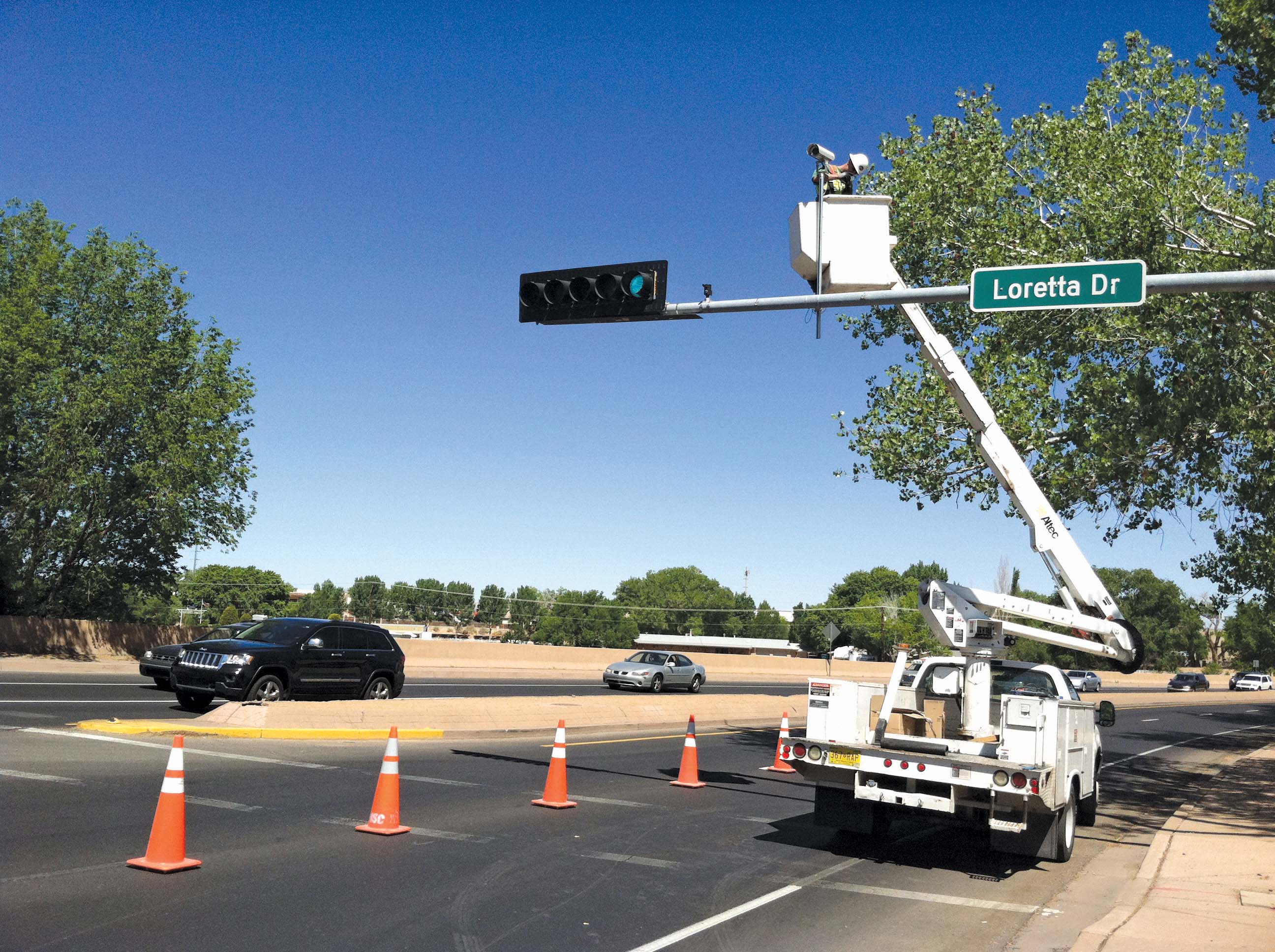 An InSync installation on Alameda Boulevard  Mexico