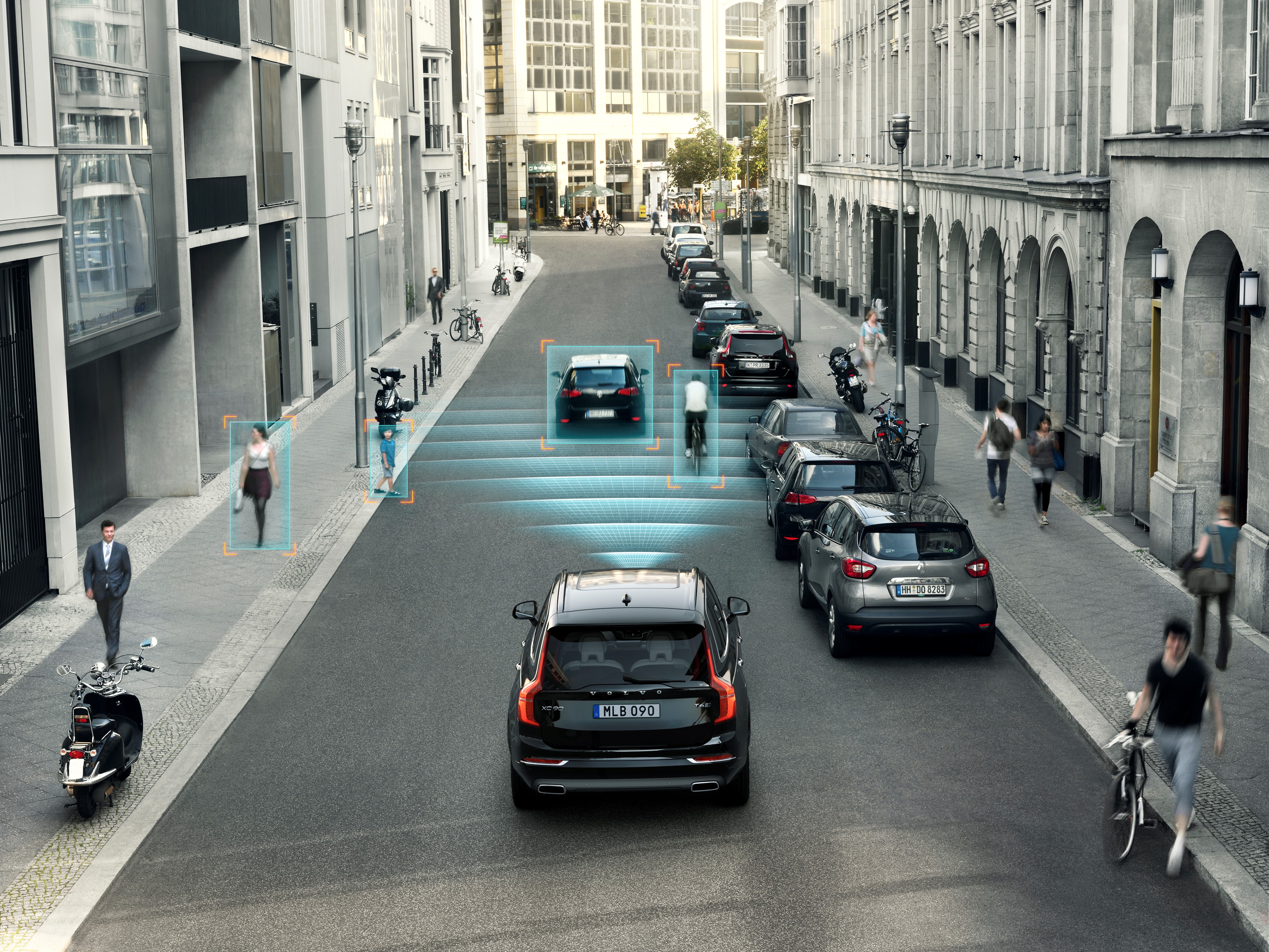 Autonomous Emergency Braking for Pedestrians volvo