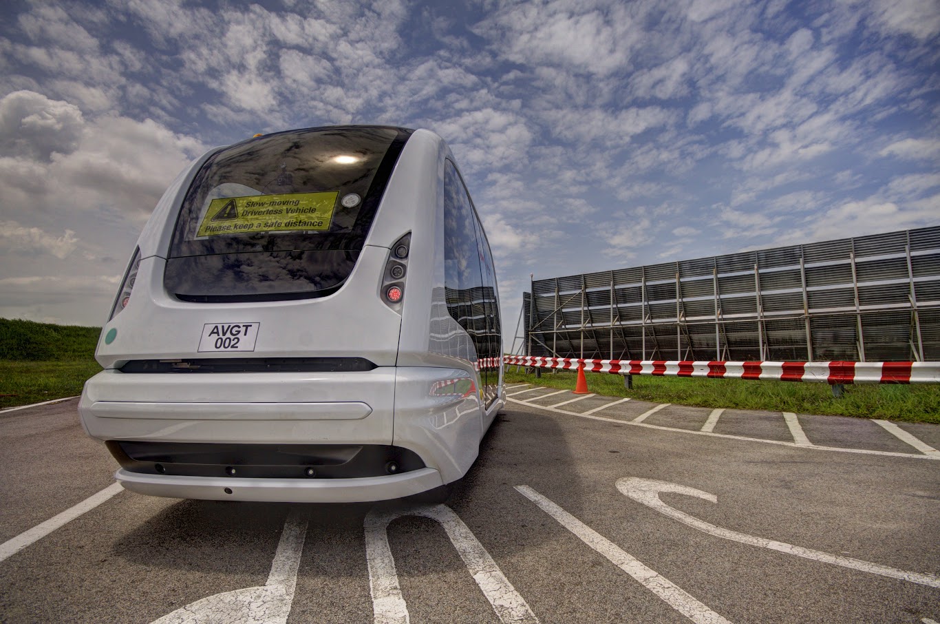 autonomous vehicle blue sky