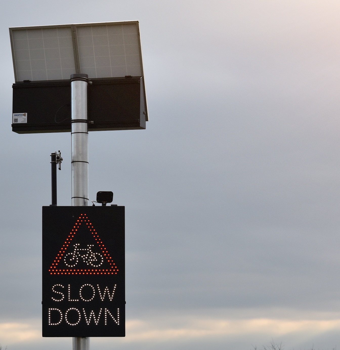 Swarco cyclist sign