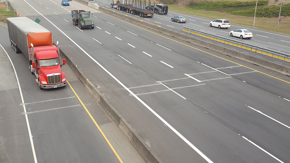 WiM sensors at Alex Fraser Bridge, Highway 91 Southbound