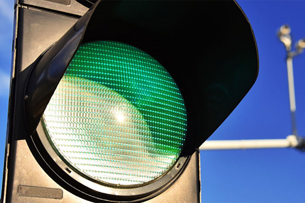 Intelligent traffic lights data exchange road safety