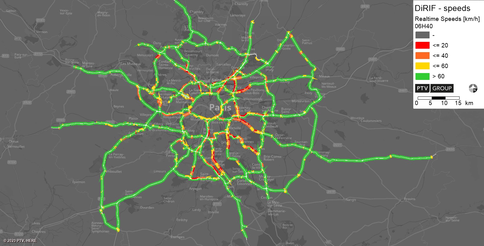 Real-time data Paris innovation technology (image: PTV Group)