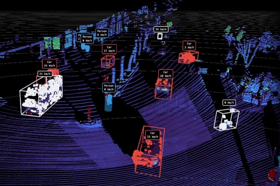 Lidar 3D perception autonomous vehicles (image: Outsight | Innovusion)