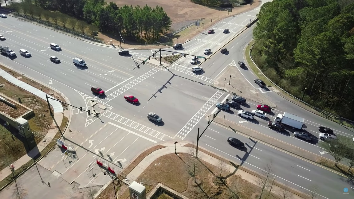 Intersection Alpharetta road safety connectivity