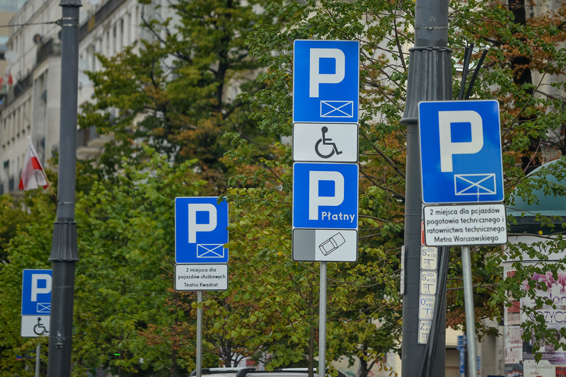 Warsaw parking touchscreen zone © Aliaksei Matsiushkou | Dreamstime.com