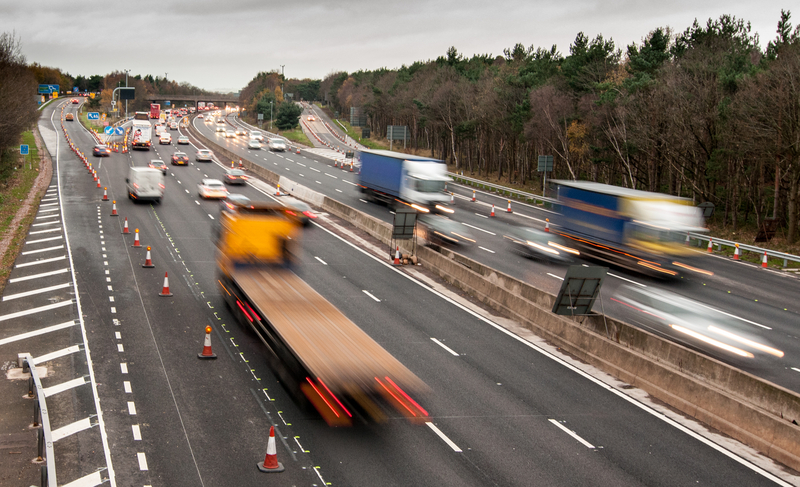 Road works workzone temporary hazard innovation technology © Daniel James | Dreamstime.com