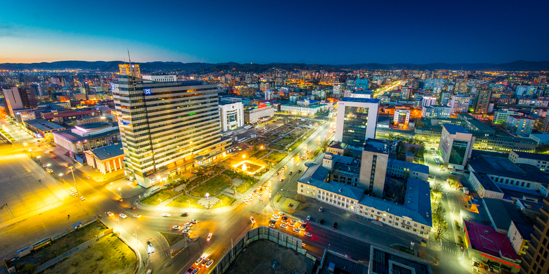 Ulaanbaatar Mongolia Genghis Khan traffic © Agnormark | Dreamstime.com