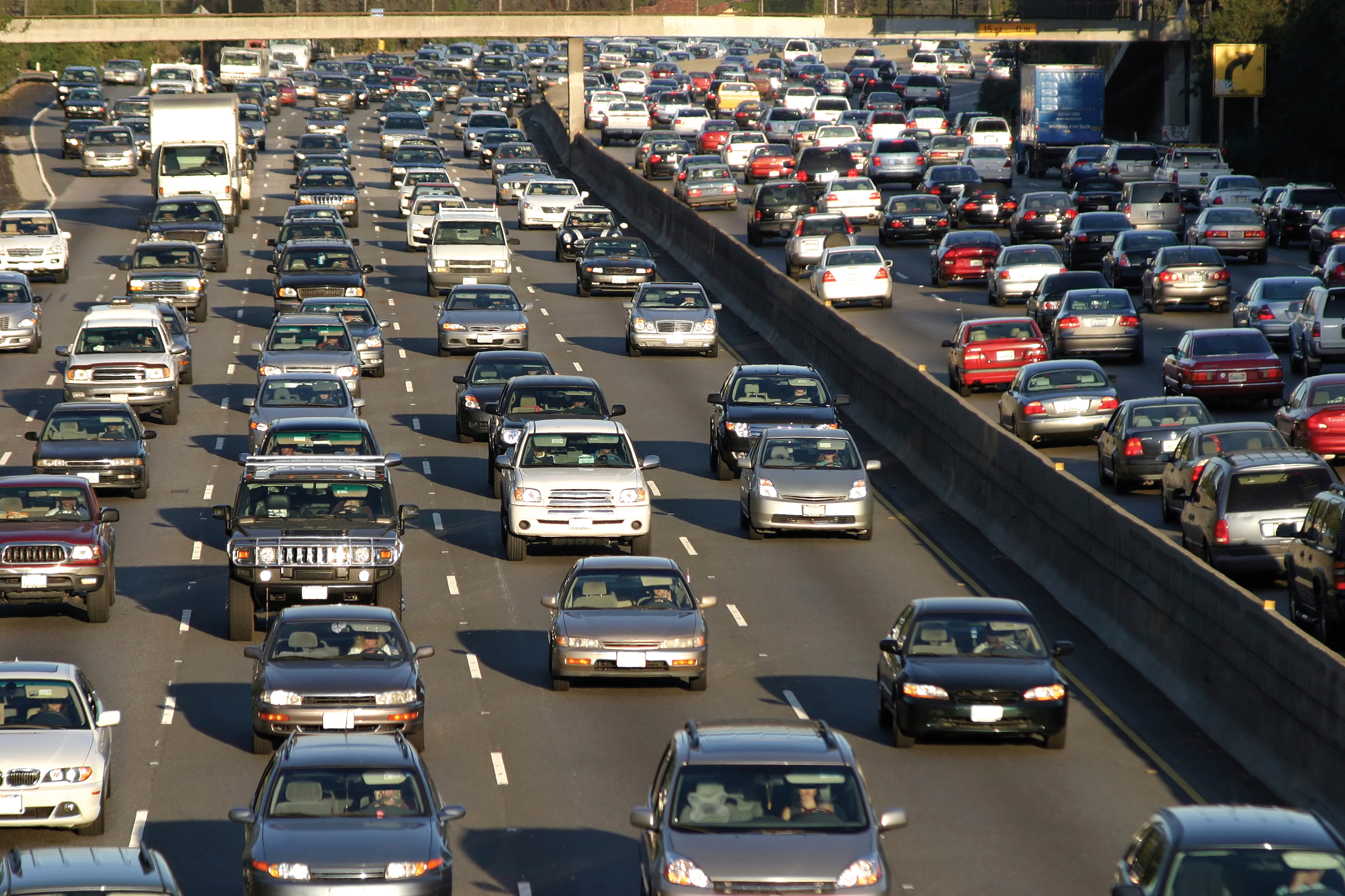 Heavy Traffic On Road