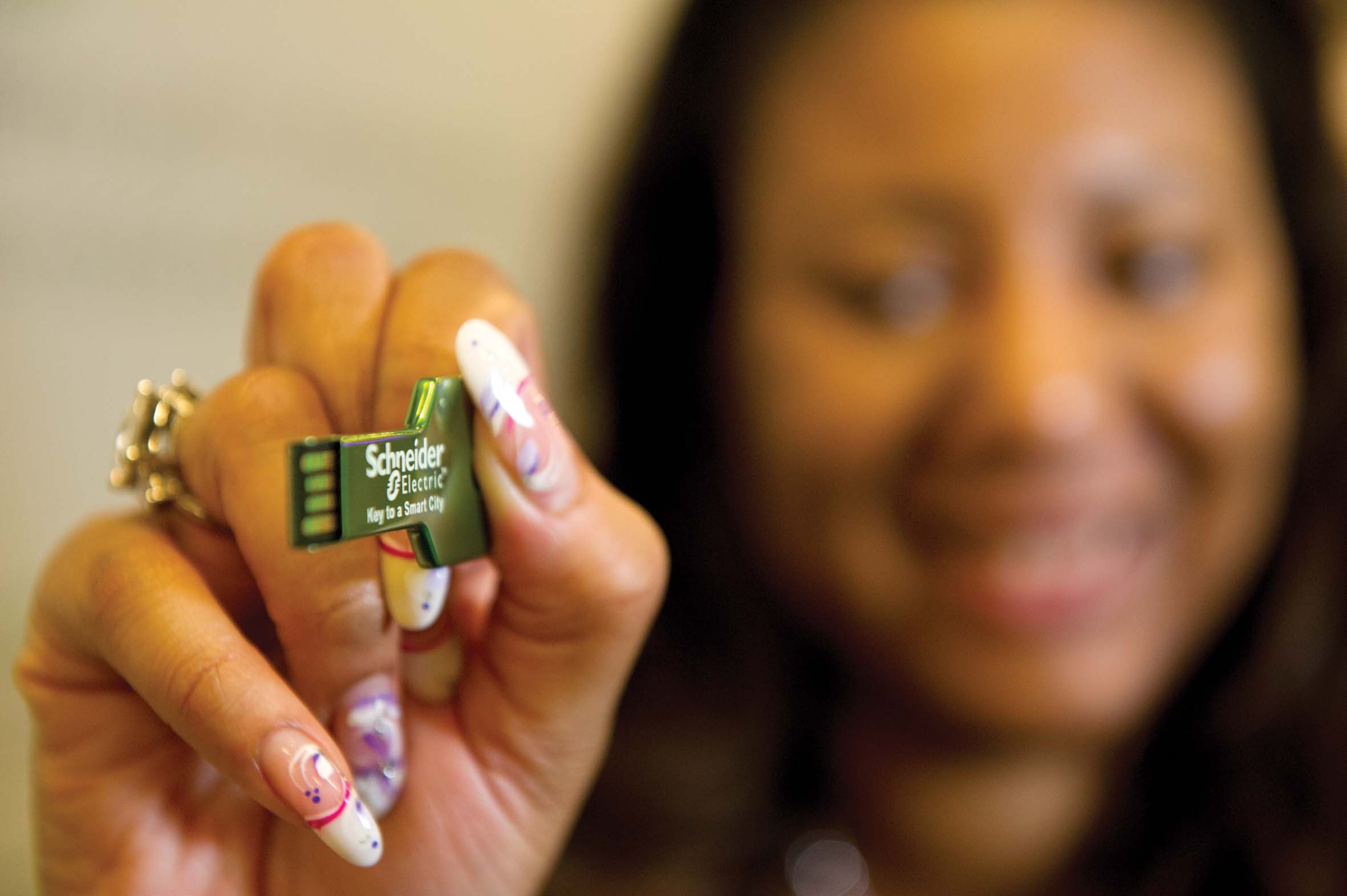 Michelle E Clark from Schneider Electric with a key to a smarter city Michelle E Clark of Schneider Electric