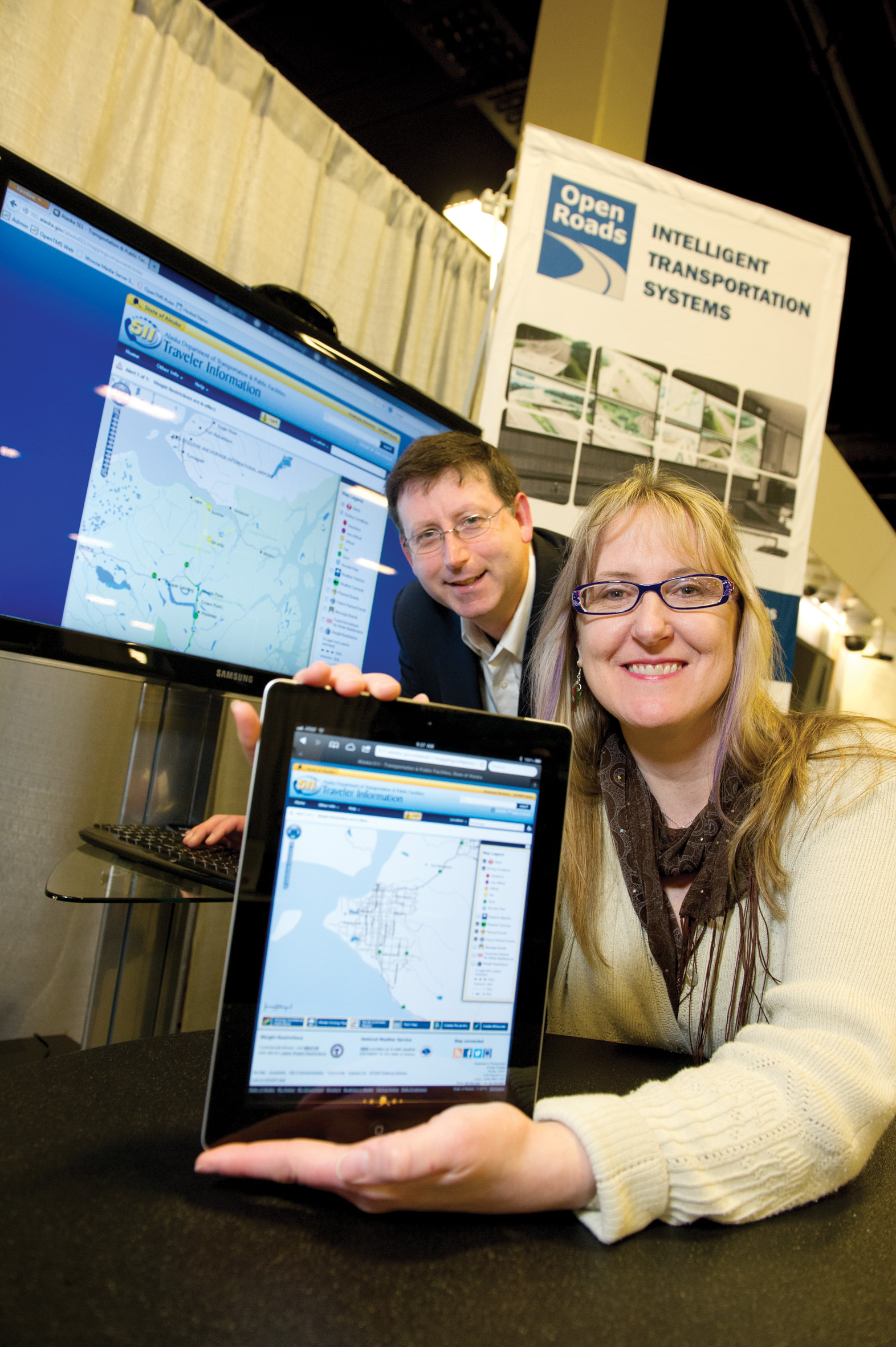 Jeffrey Adler from Open Roads and Lisa Idell-Sassi from Alaska DOT present the website Jeffrey Adler from Open Roads and Lisa Idell-Sassi from Alaska DOT
