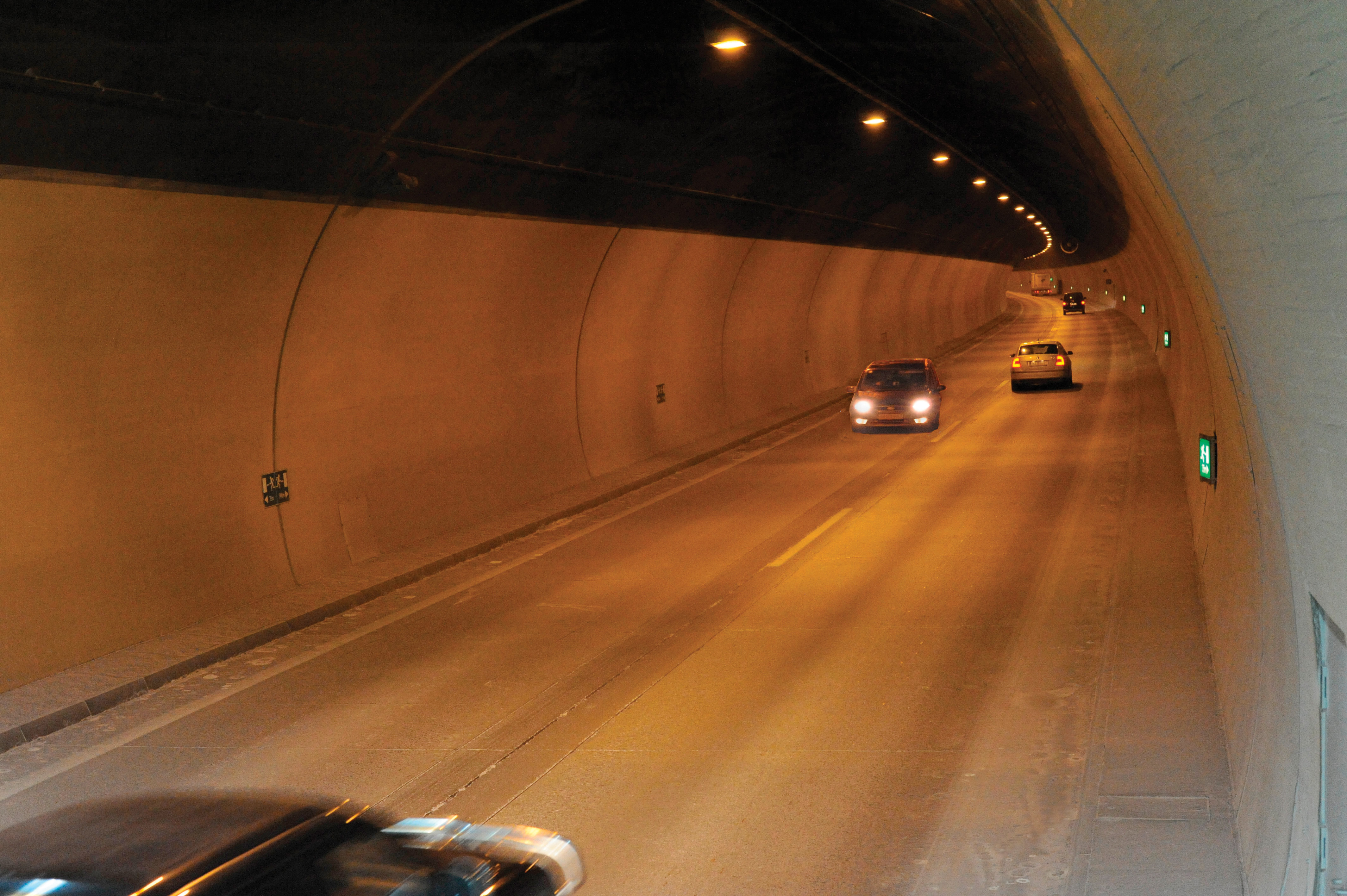 Kapsch technology in the tunnel 