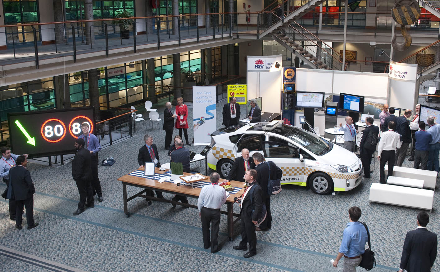 Transport for New South Wales exhibiting at ITS Australia's summit. ITS Australia summit