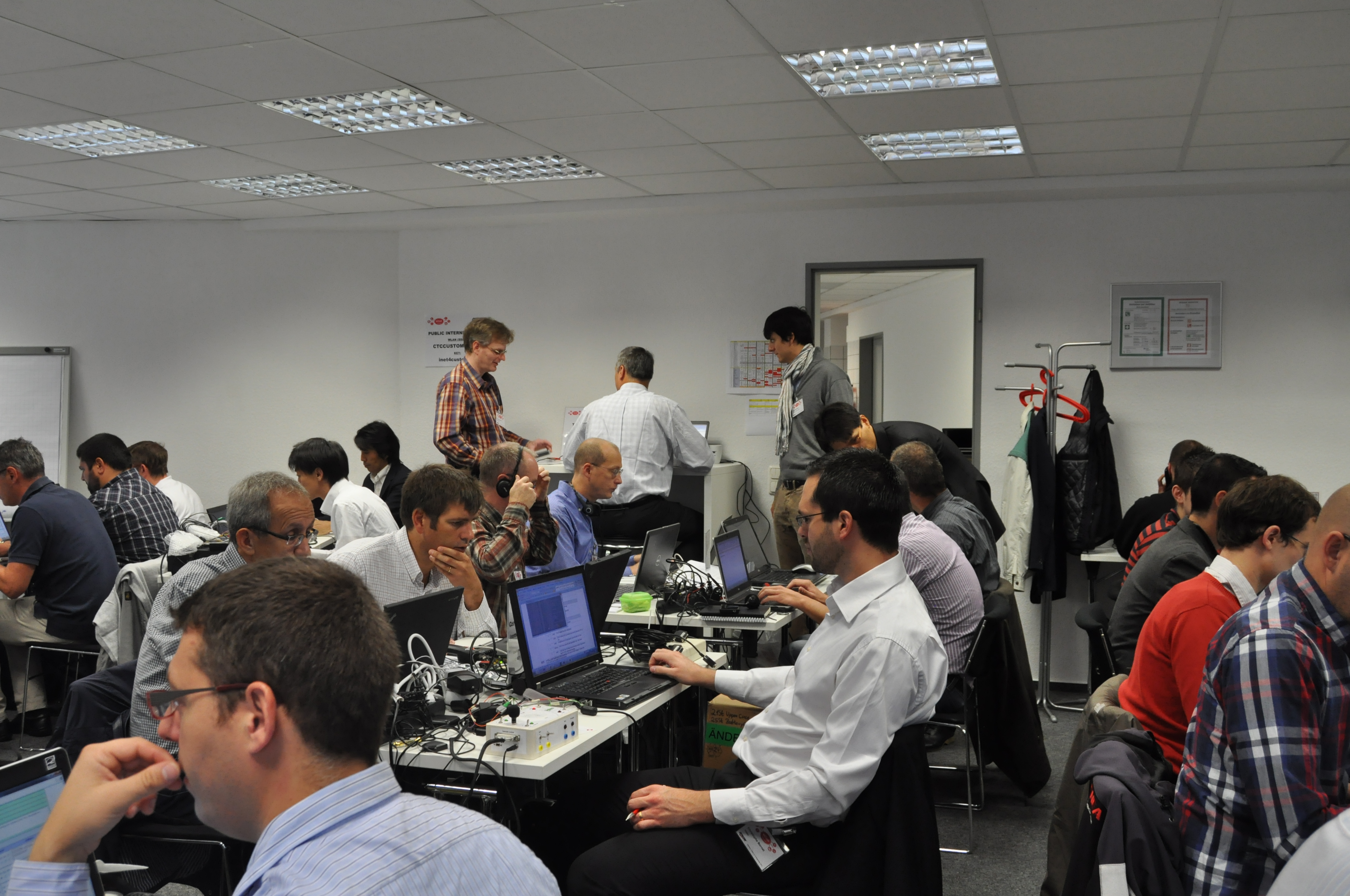 Ertico organised a second eCall Testfest