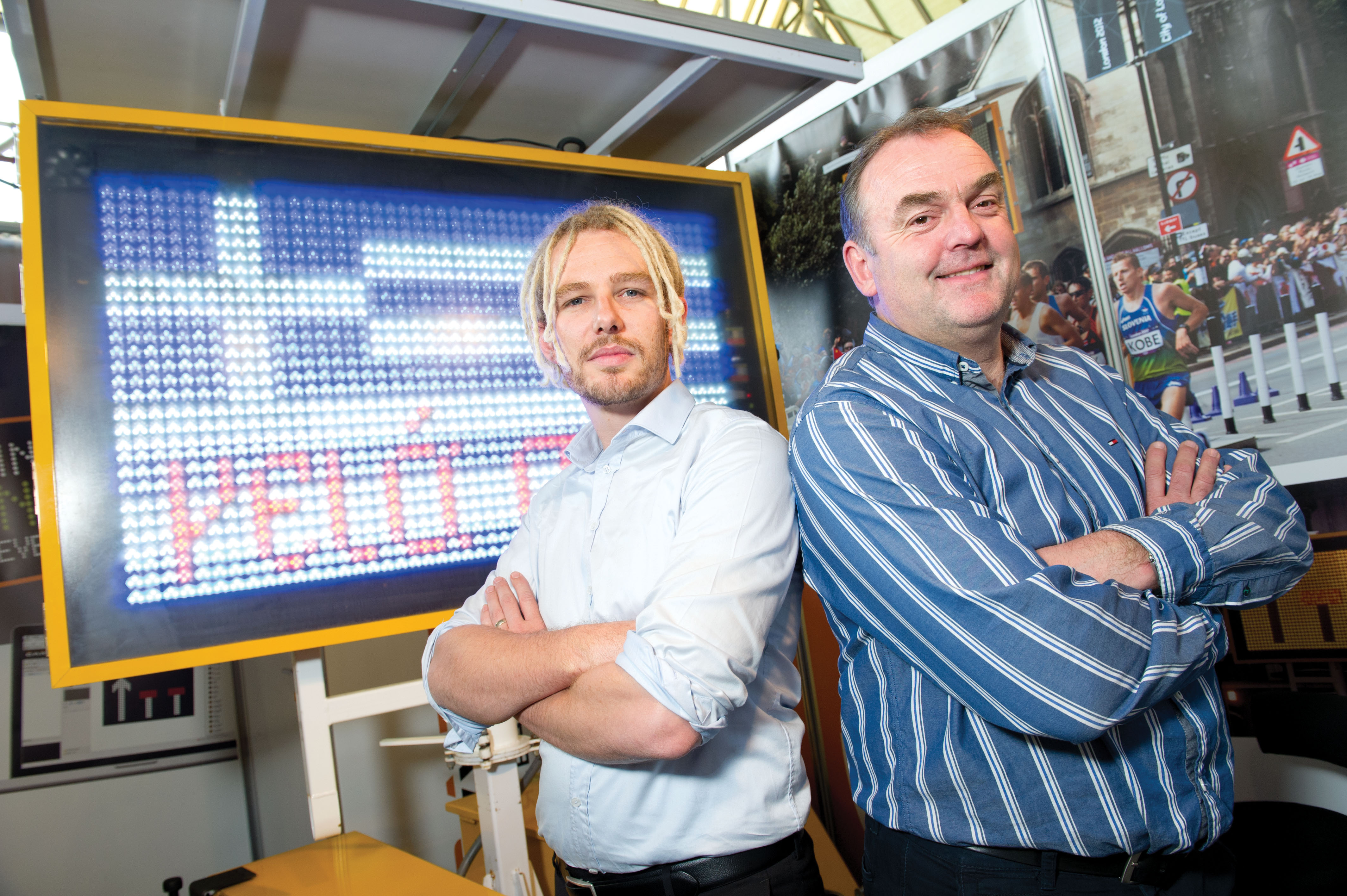 Troy Wollard (left) and Pat Musgrave of Bartco Bartco new markets