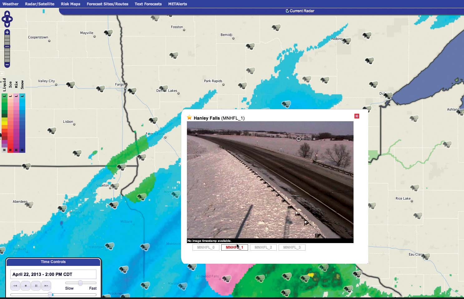 Iteris cloud based weather prediction