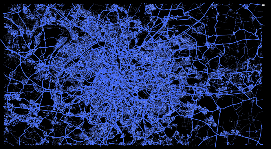 Model2Go's map of Paris