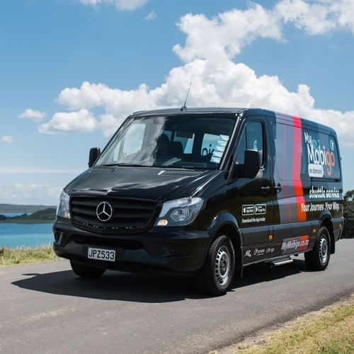 A Liftango-powered shuttle in Auckland, New Zealand