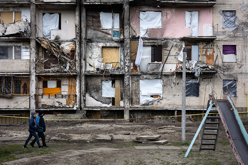 Many buildings in the city have been destroyed or damaged in numerous missile strikes © SlavkoSereda | Dreamstime.com