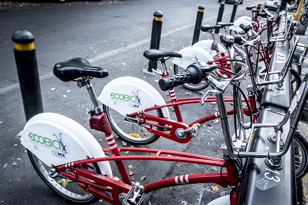 Investment in cycling infrastructure has helped Ecobici grow in Mexico City © Pabloaura | Dreamstime.com