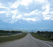 The I-90 in deep Montana