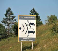 France speeding offence registered cars