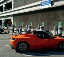 Electric cars in California.