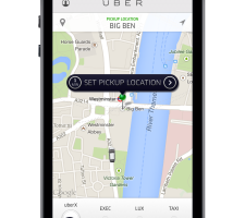 NAFTA Uber pick up location app