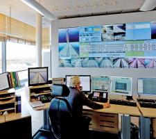 The traffic control centre Oresund bridge