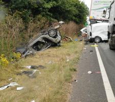 road crash due to the use of the phone