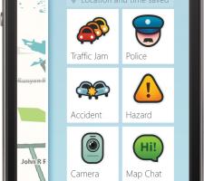 The Waze app