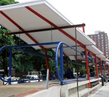 construction of the Bus Rapid Transport (BRT) system 