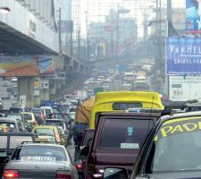 Manila's EDSA at a crawl