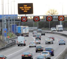 Hard Shoulder running on M42