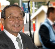 ITS Japan's Chairman Hiroyuki Watanabe