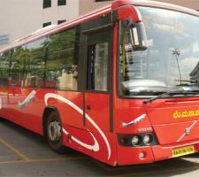 A Volvo B7RLE city bus avatar