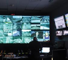 New York MTA Bridges and Tunnels control room 