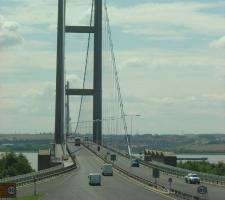 Humber Bridge with open-road tolling