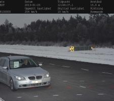 Data bar on image of ‘speeding motorist’ 