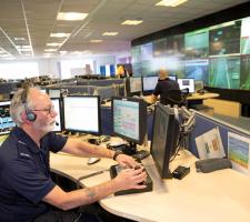 Control room operators hard shoulder running