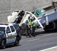 The aftermath of a WW driving crash in the US