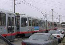 San Francisco MTA trains 