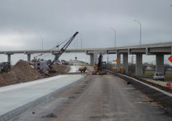 Construction of an overpass