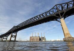 The Pulaski Skyway, a key link between New York and New Jersey