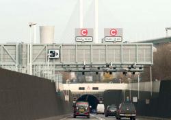 Dartford Tunnel Newer tunnel more headroom