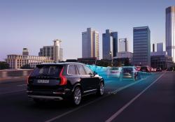 In Vehicle The Queue Assist feature on Volvo’s XC90 ACC