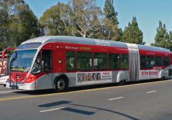 BRT operating in Los Angeles