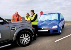 eCall undergoing an on-road engineering test